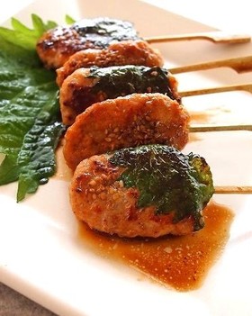 鶏つくね串♪